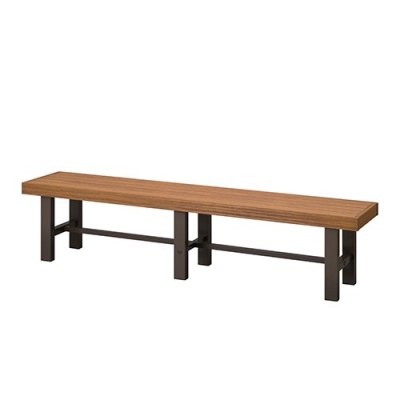 Aluminum Wooden bench LB