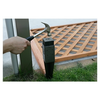 Metal Fixture for Lattice Post (Underground Pile)