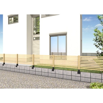 Be-Wood Fence Slim Border Milky Wood