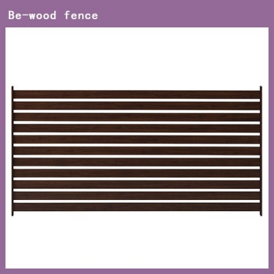 Be-Wood Fence Slim Border Brown Wood