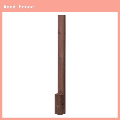 Border Fence Pillar Brown