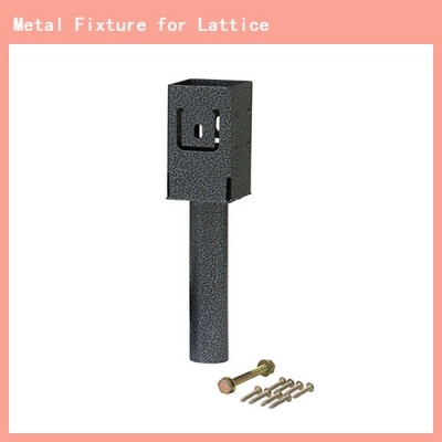 Metal Fixture for Lattice Post (For Block Embedding)